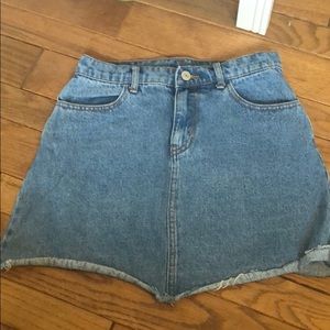 Jean skirt
